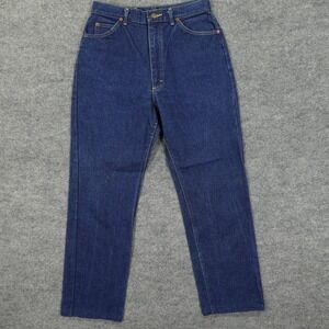 Vintage Lee Jeans Womens 14 MED Blue Medium Wash High Rise Tapered Union